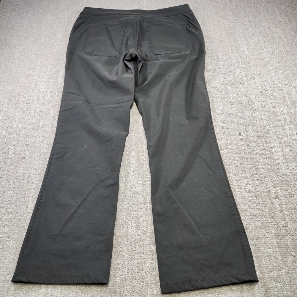 Athleta Pants Women 12 Wander Bootcut Hiking Athleisure Stretch Green Quick Dry - Picture 3 of 12
